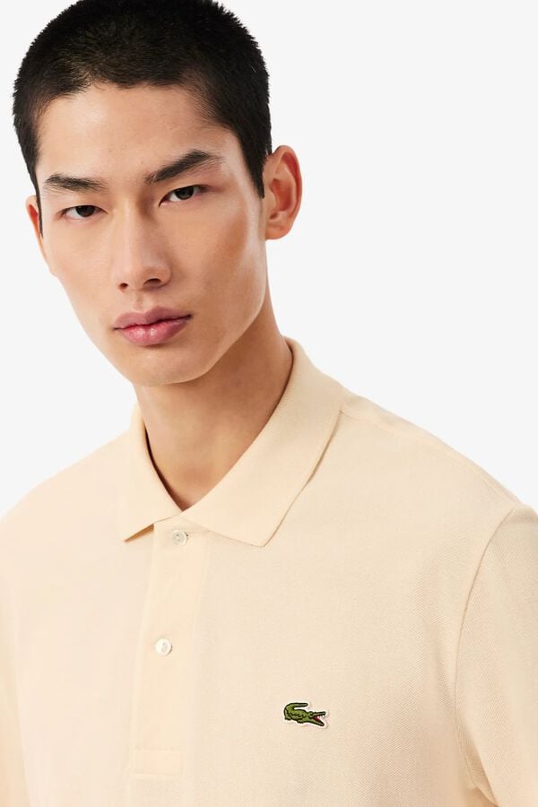 Lacoste Polo piqu&eacute; Tostado