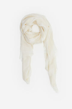 Cortefiel Lurex foulard Ivory