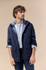 OOTO Parka curta com capuz Azul