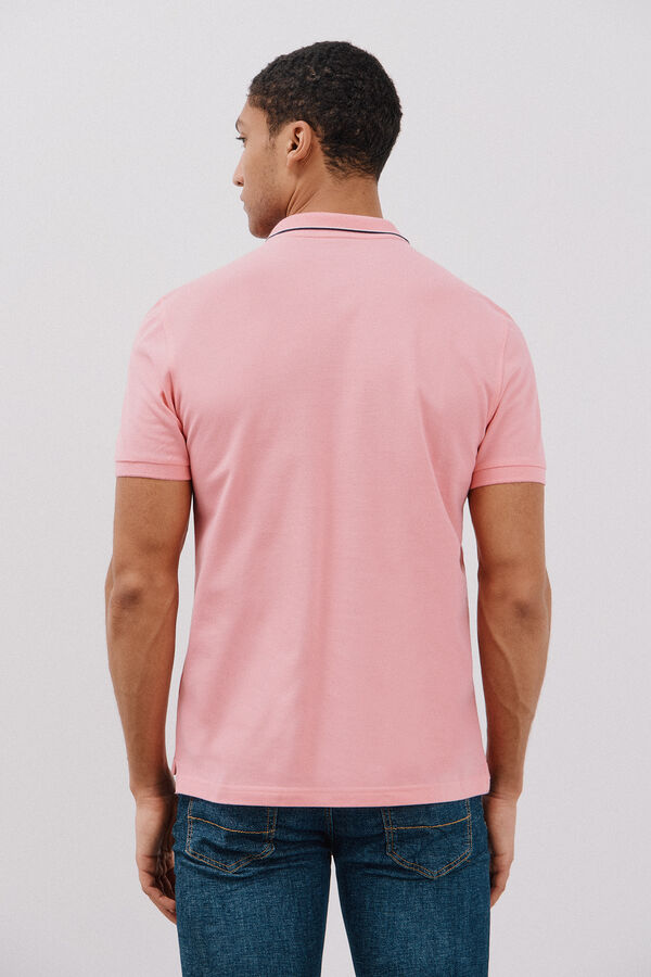 Cortefiel Polo with tips Coral