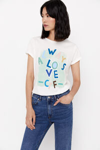 Cortefiel Printed Cotton T-shirt Multicolour
