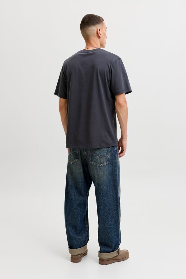 Jack & Jones Print regular fit T-shirt Navy