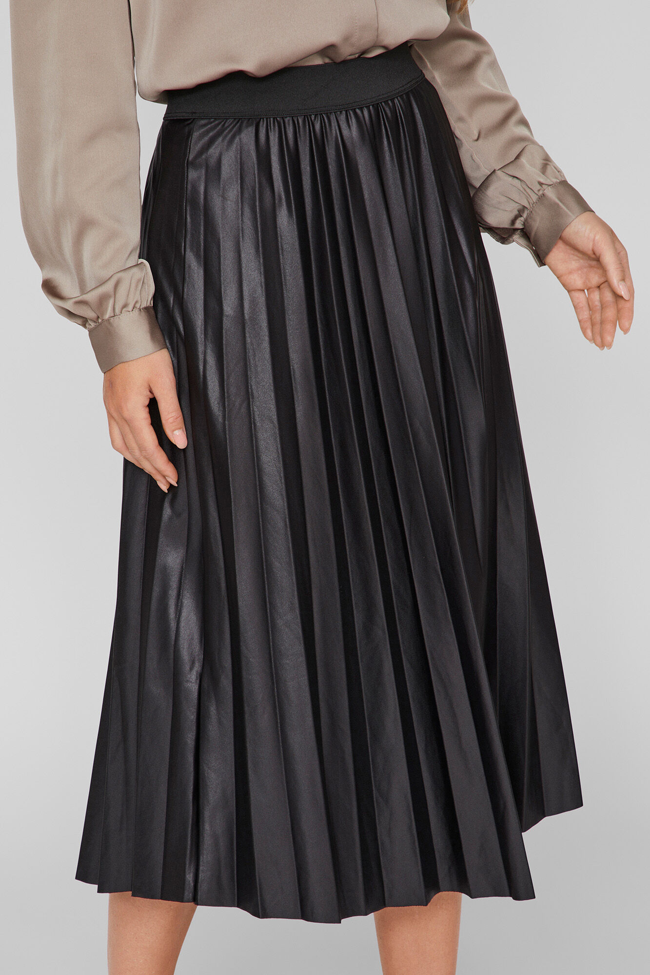 Vila Saia midi plissada