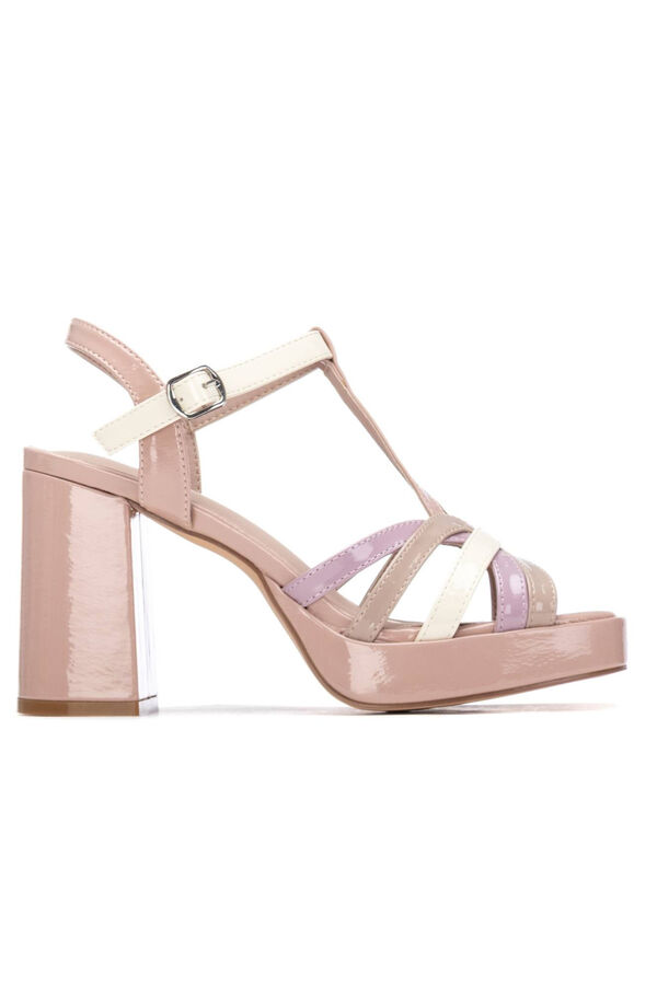 XTI Sand&aacute;lia de salto envernizada Subiu