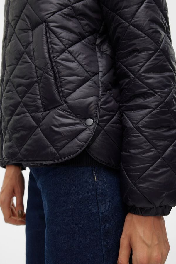 Vero Moda Casaco acolchoado gola alta Preto