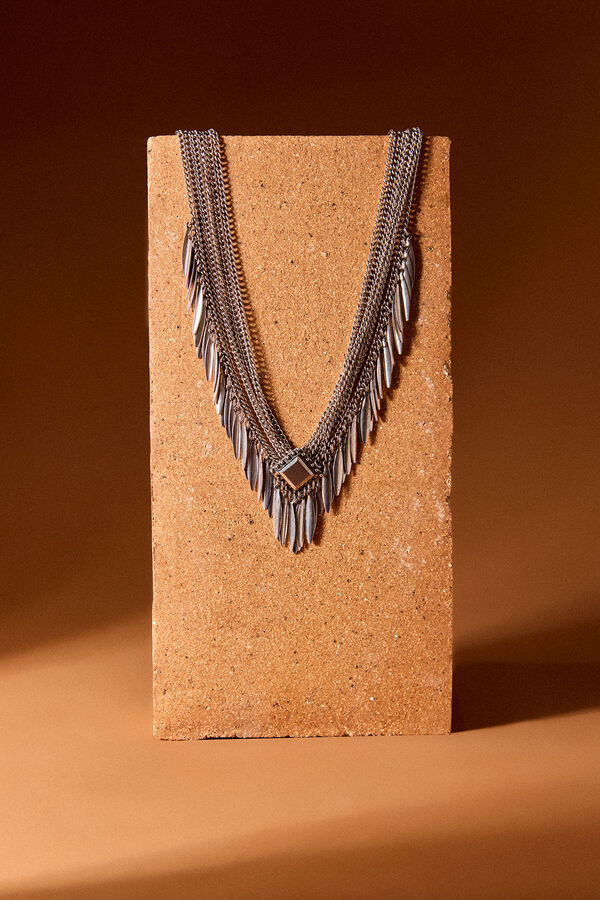 Slowlove Collar espias met&aacute;licas Gris