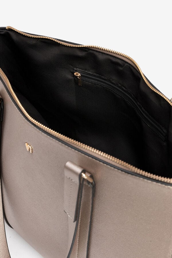 Vilanova Mala City Leather Effect Cinzento