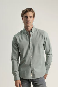 PuroEGO Camisa oxford de algodão slim fit