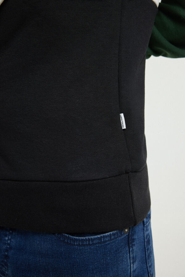 Jack & Jones Colour block hoodie Green