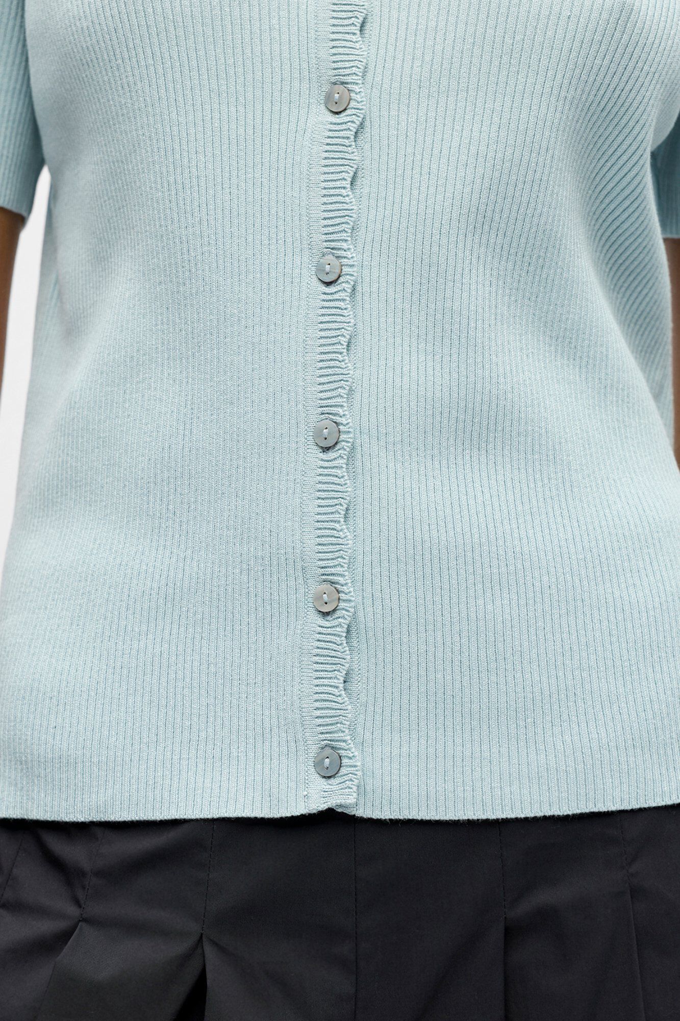 Object Top de malha de manga curta