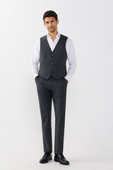 Cortefiel Pantalón gris slim Gris