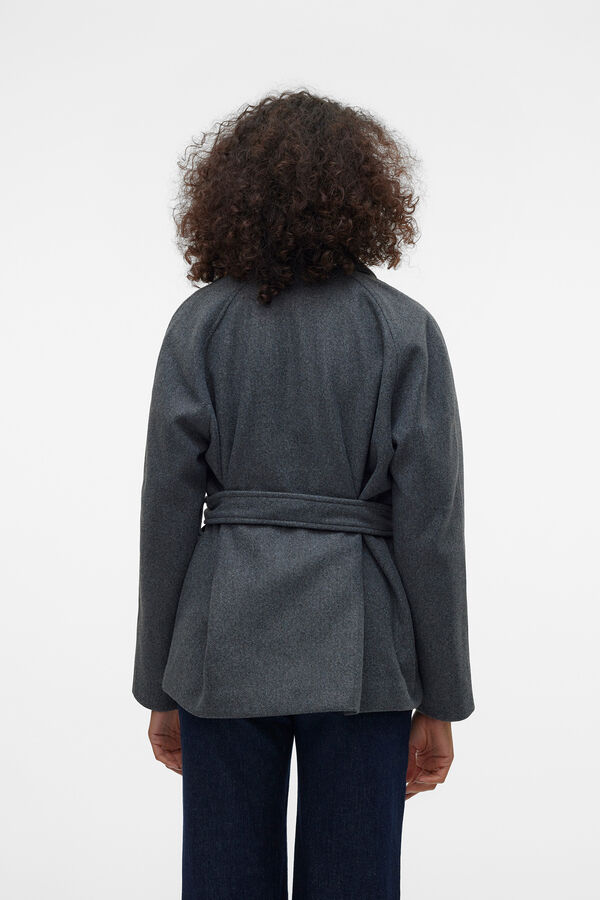 Vero Moda Jaqueta curta de pano Cinzento