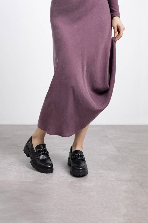 XTI Mocasín de mujer Negro