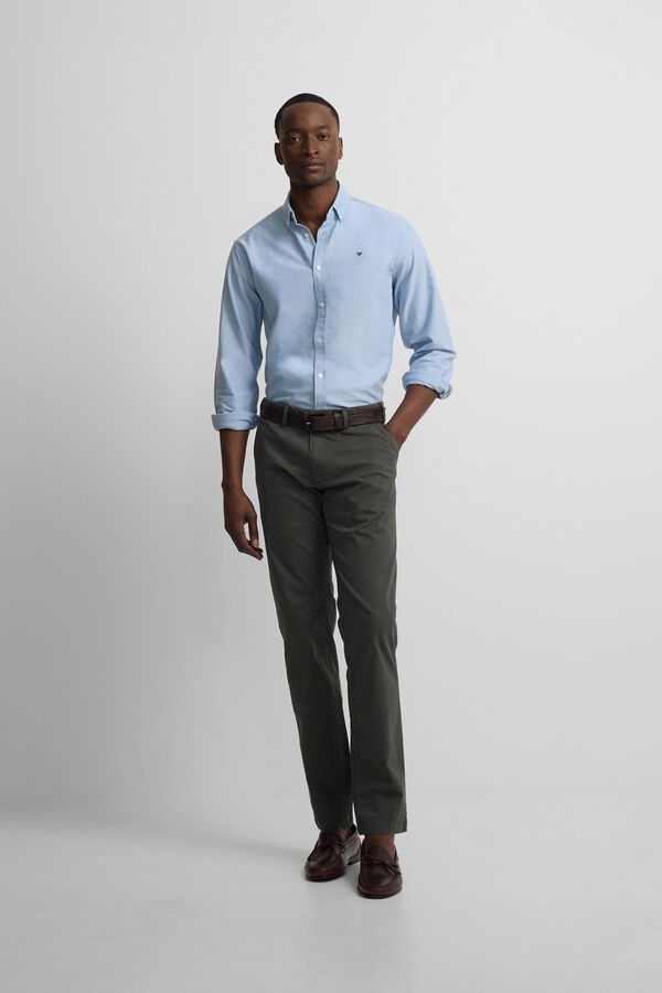 Silbon Pantalon sport chino Kaki