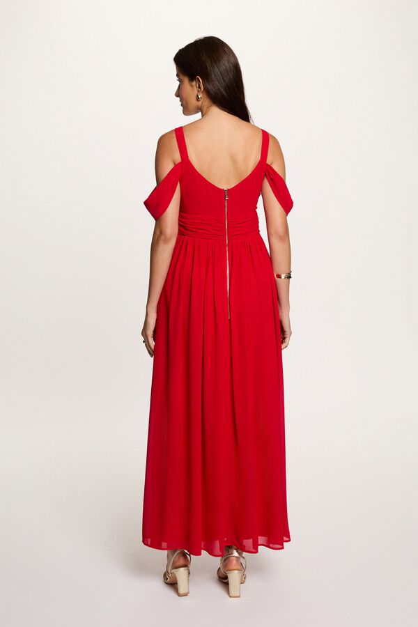 Morgan Vestido comprido Vermelho