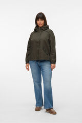 Vero Moda Curve Parka curta com capuz plus size Verde