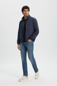 Selected Cazadora bomber de hombre lisa con cremallera