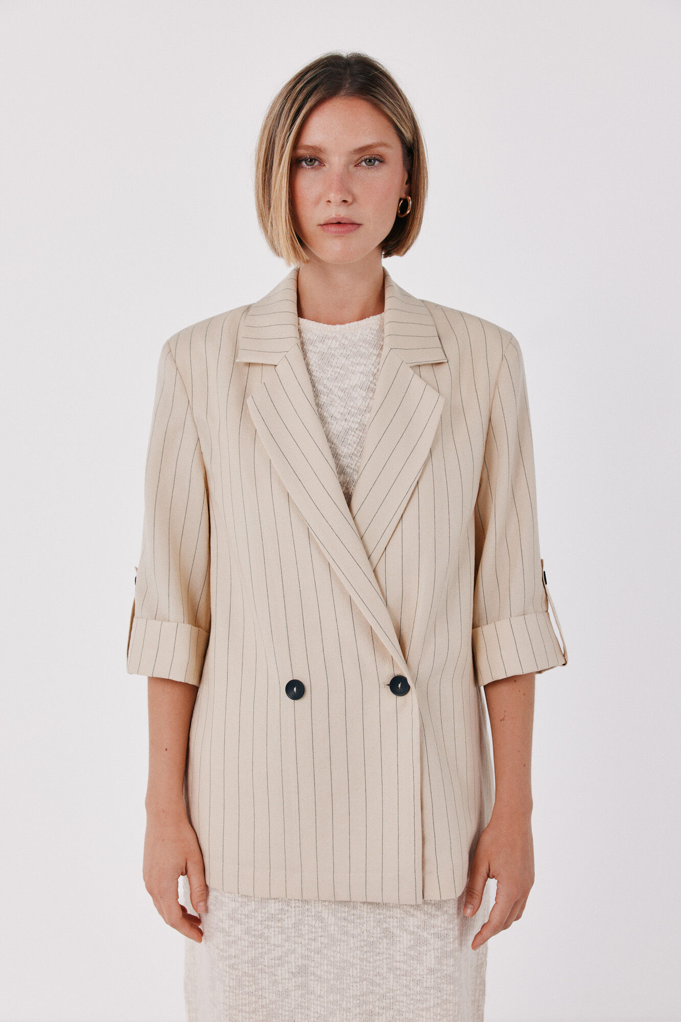 Cortefiel Blazer fluida para mulher