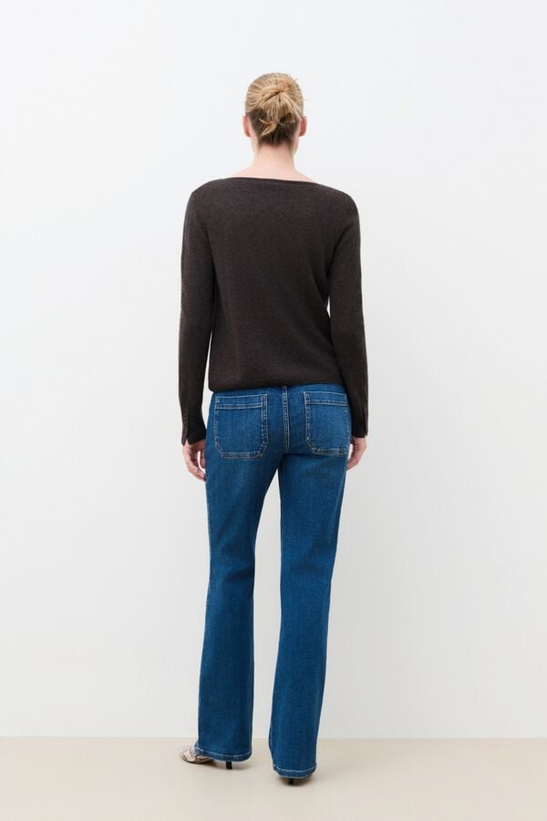 Caroll Camisola caxemira Mzoan Preto