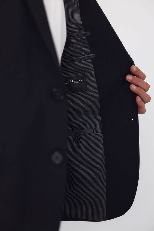Cortefiel Blazer black structureXXI Serie Black