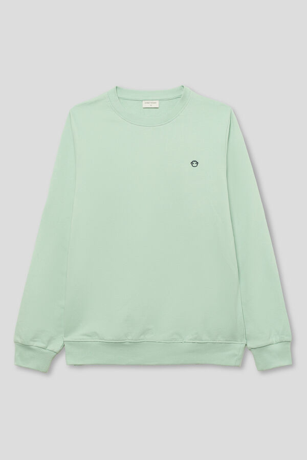 Street Monkey Sweatshirt básico regular fit Verde