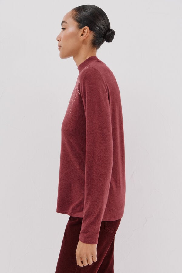 Cortefiel Camiseta com detalhe de strass Granada