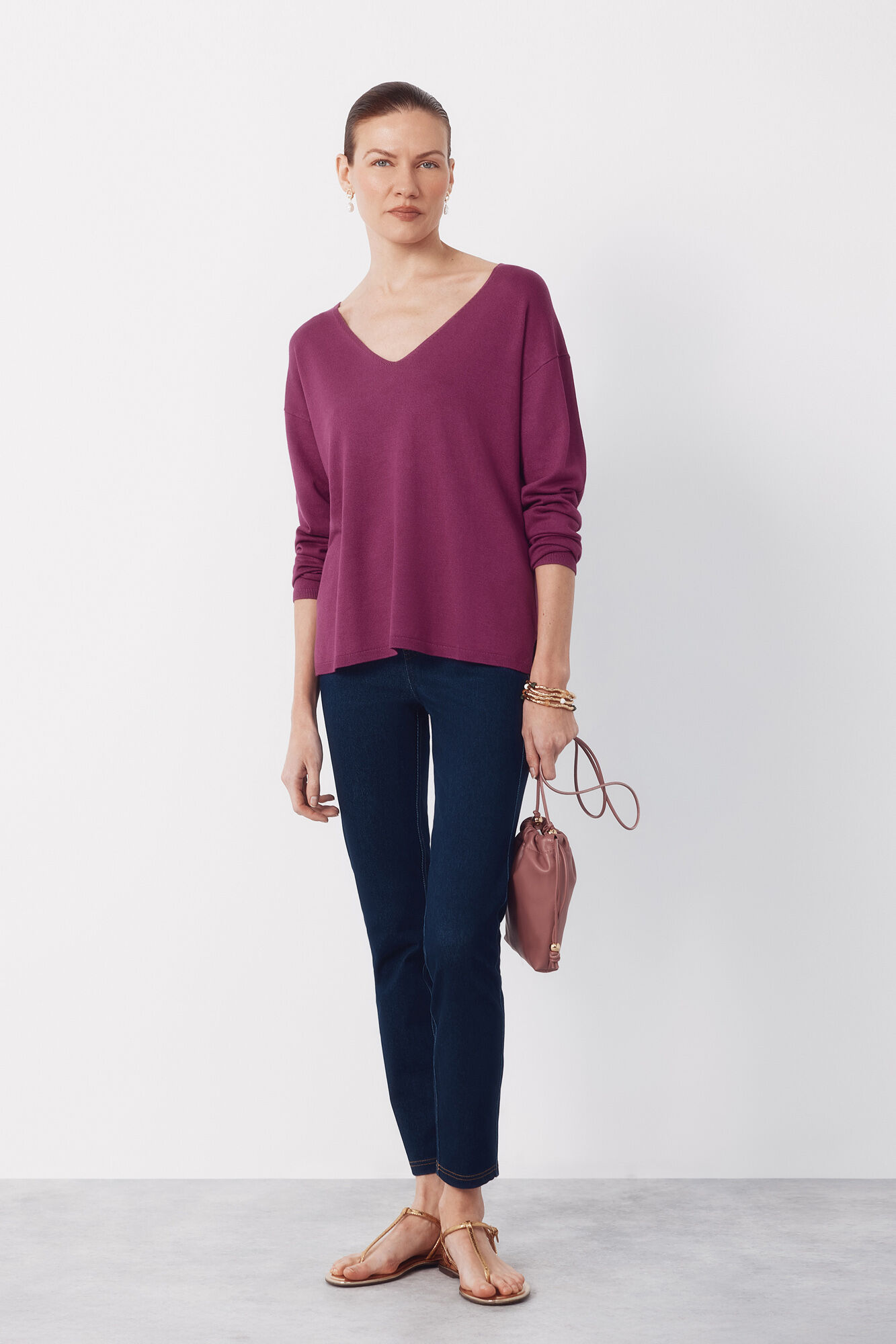 Cortefiel V-neck jumper