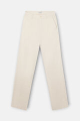 Silbon Cal&ccedil;a desportiva chino em linho Tostado