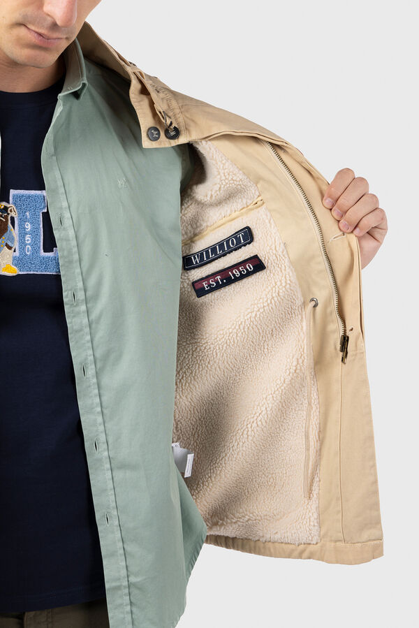 Williot Jaqueta saariana com manchas Tostado