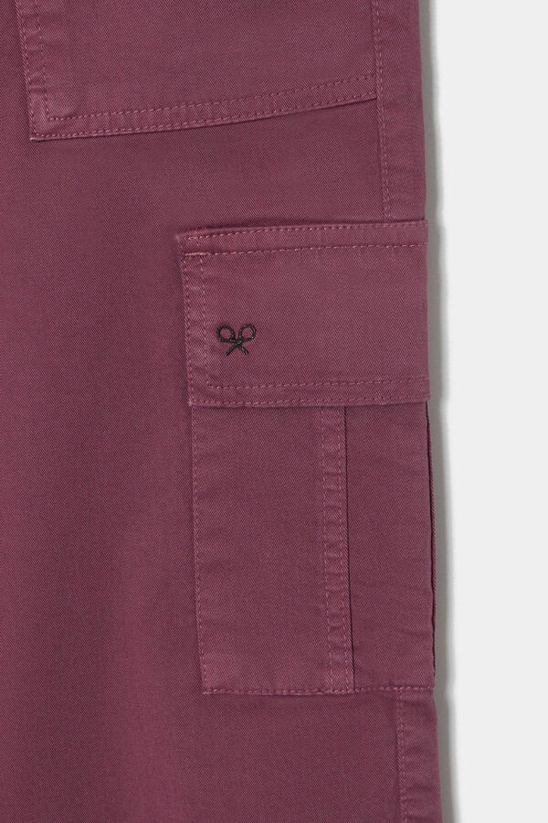 Silbon Cal&ccedil;as cargo Roxo