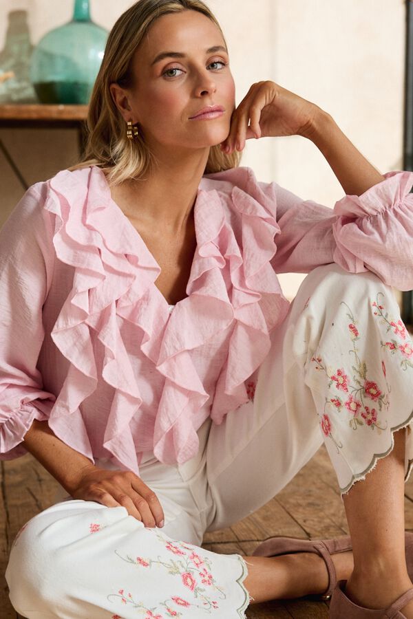 Pol&iacute;n Et Moi Camisa de folhos Luisa Subiu