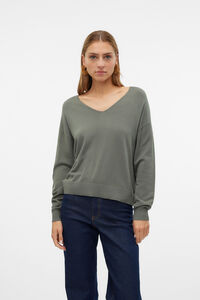 Vero Moda Jersey con cuello de pico de mujer con hombros caídos