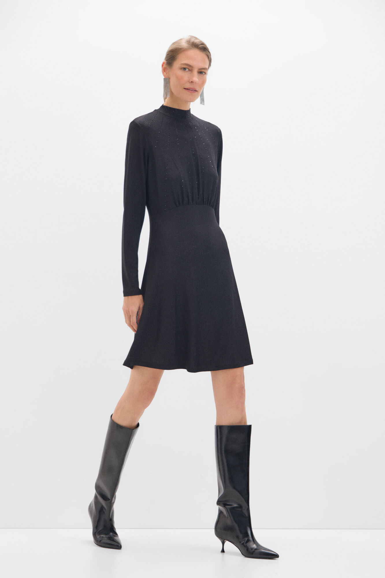 Jersey knit dress Women s dresses and jumpsuits Cortefiel