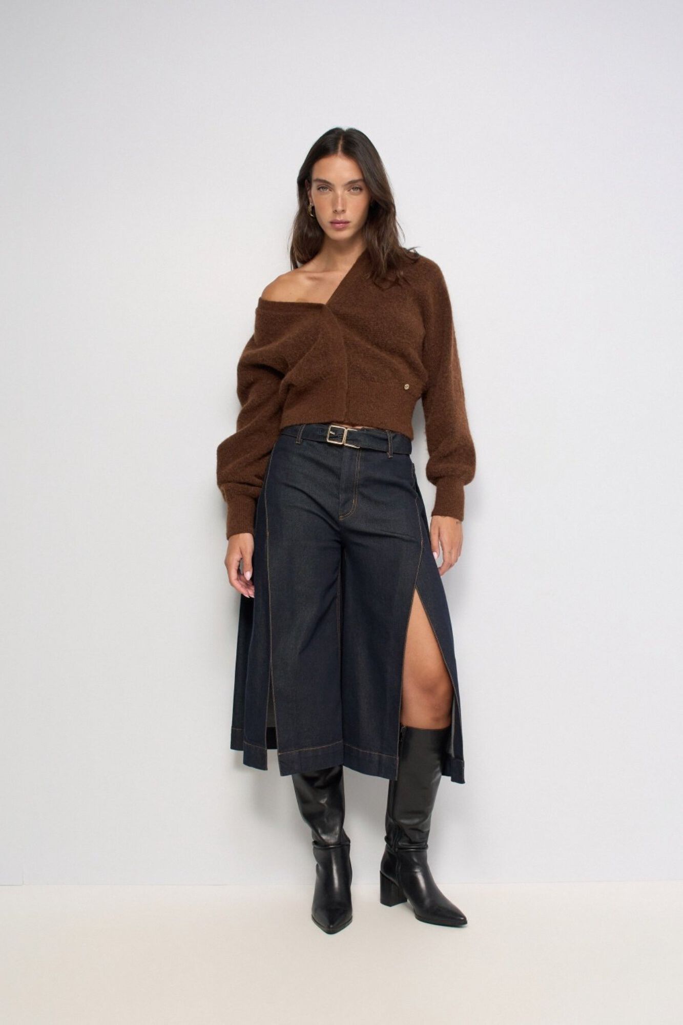 Salsa Jeans Cal&ccedil;as chino wide leg