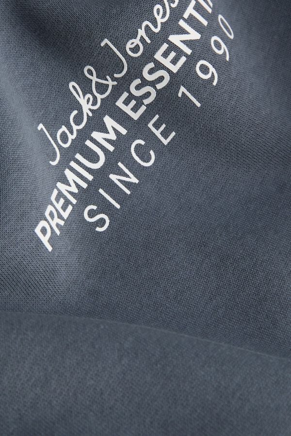 Jack & Jones Regular cotton sweatshirt Grey