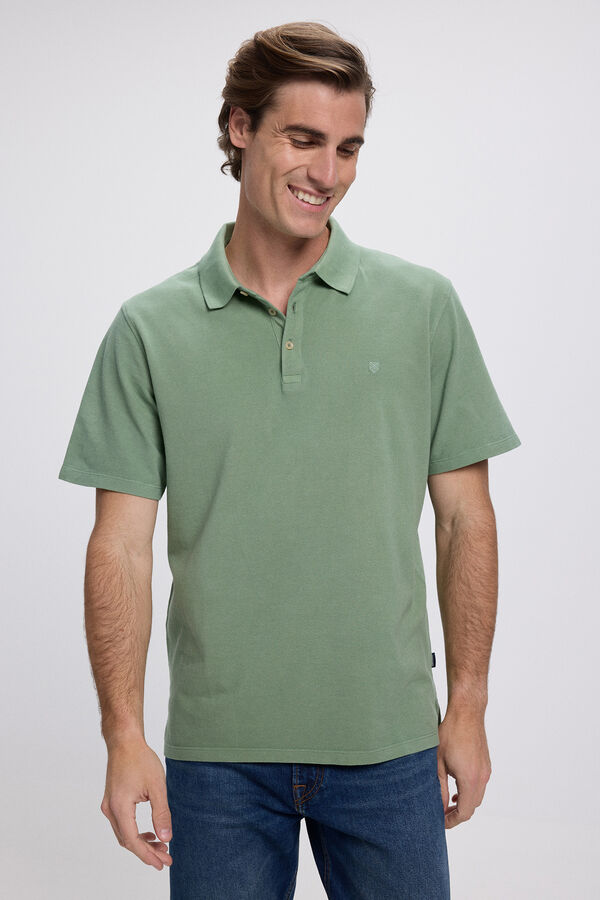 Jack & Jones Polo liso regular fit Verde