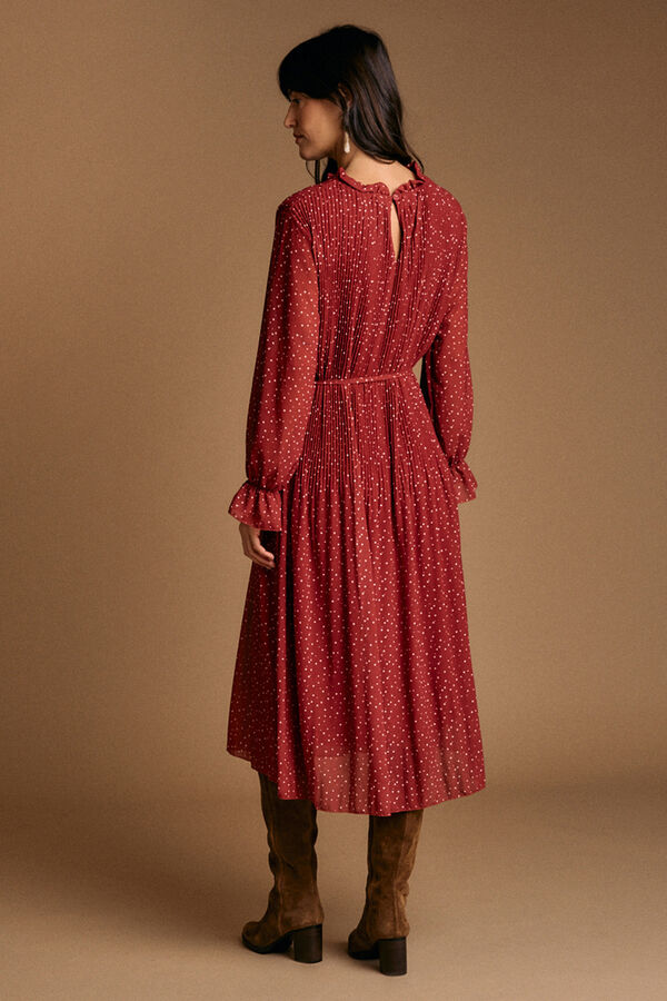 Polín Et Moi Vestido de bolinhas granada Granada