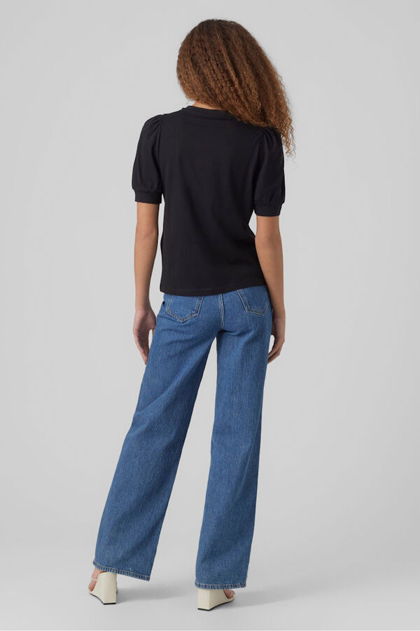 Vero Moda Fitted short sleeve T-shirt Black