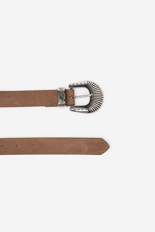Cortefiel Mole cowboy belt Beige