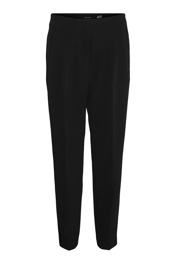 Vero Moda Pantalón largo de vestir Negro