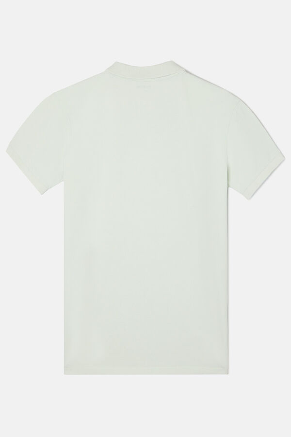 Silbon Polo clássico liso Verde