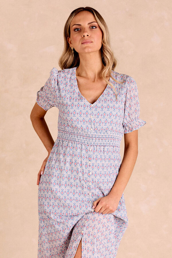 Polín Et Moi Vestido largo Denim Azul
