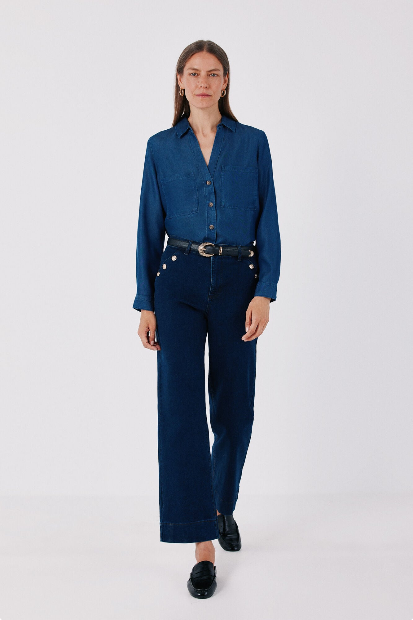 Cortefiel Tencel denim shirt