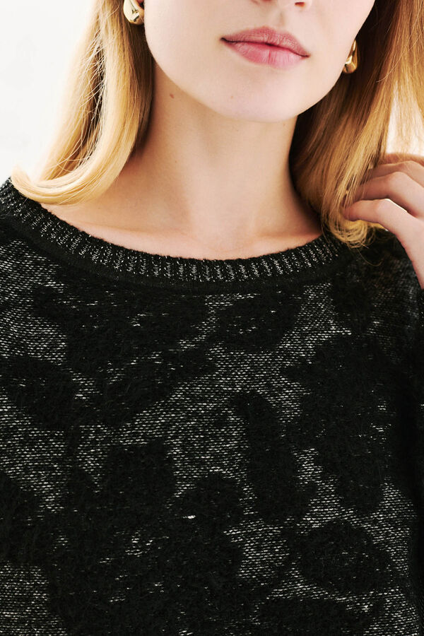Caroll Camisola detalhes Cinzento