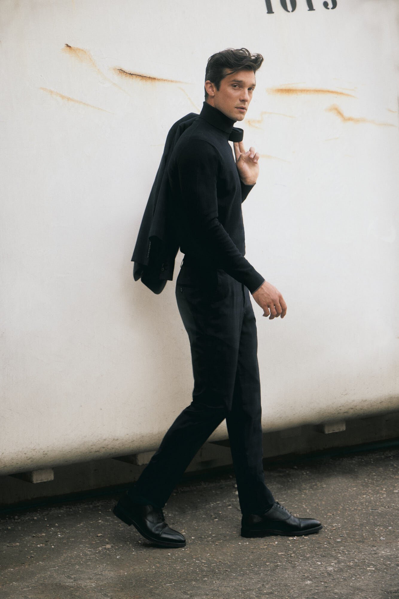 Pantalon slim cuadros hombre top