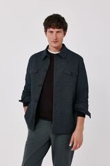 Cortefiel Grey wool worker Dark grey
