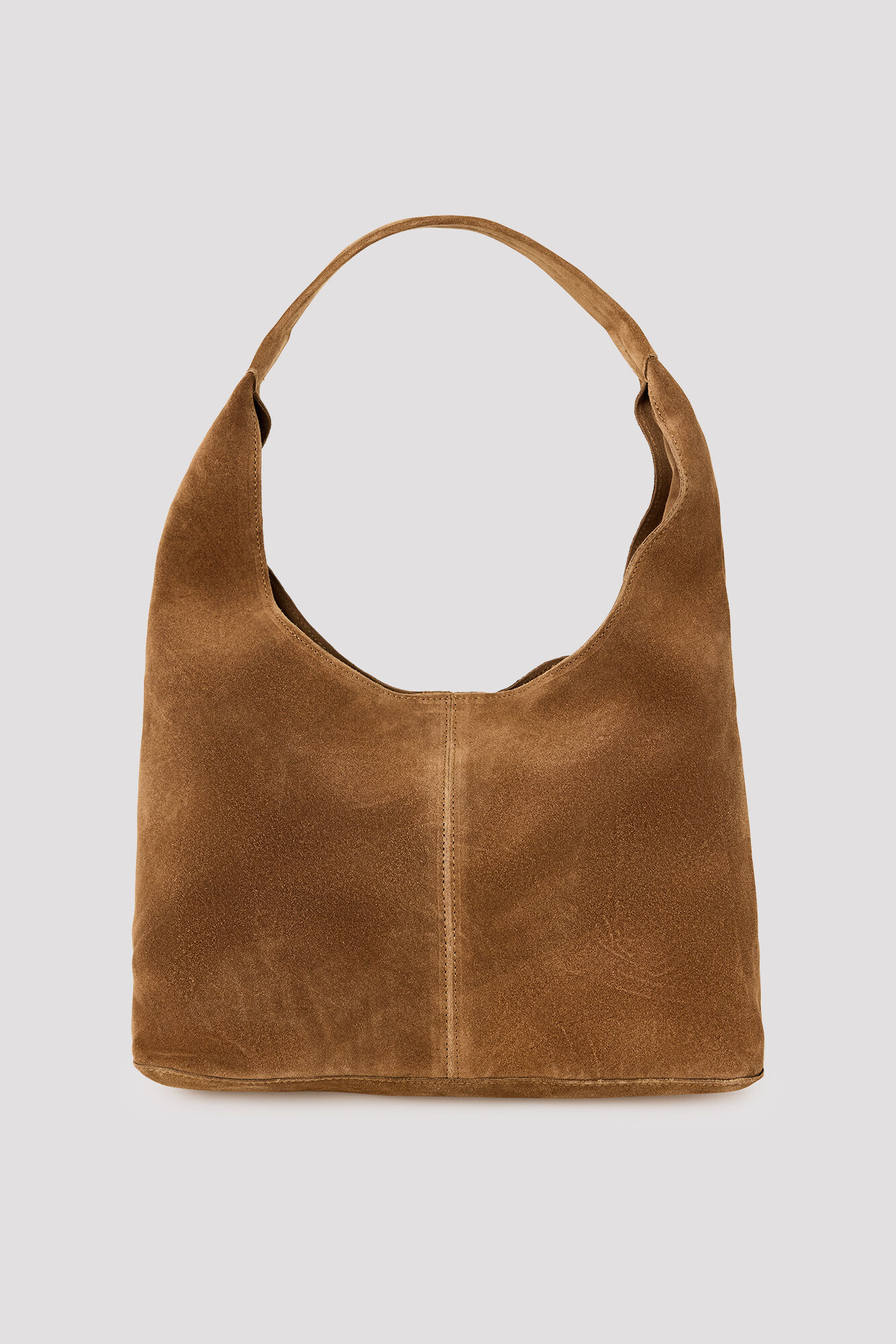 Cortefiel Leather hobo bag