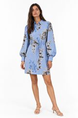Vila Shirt dress with belt Blue