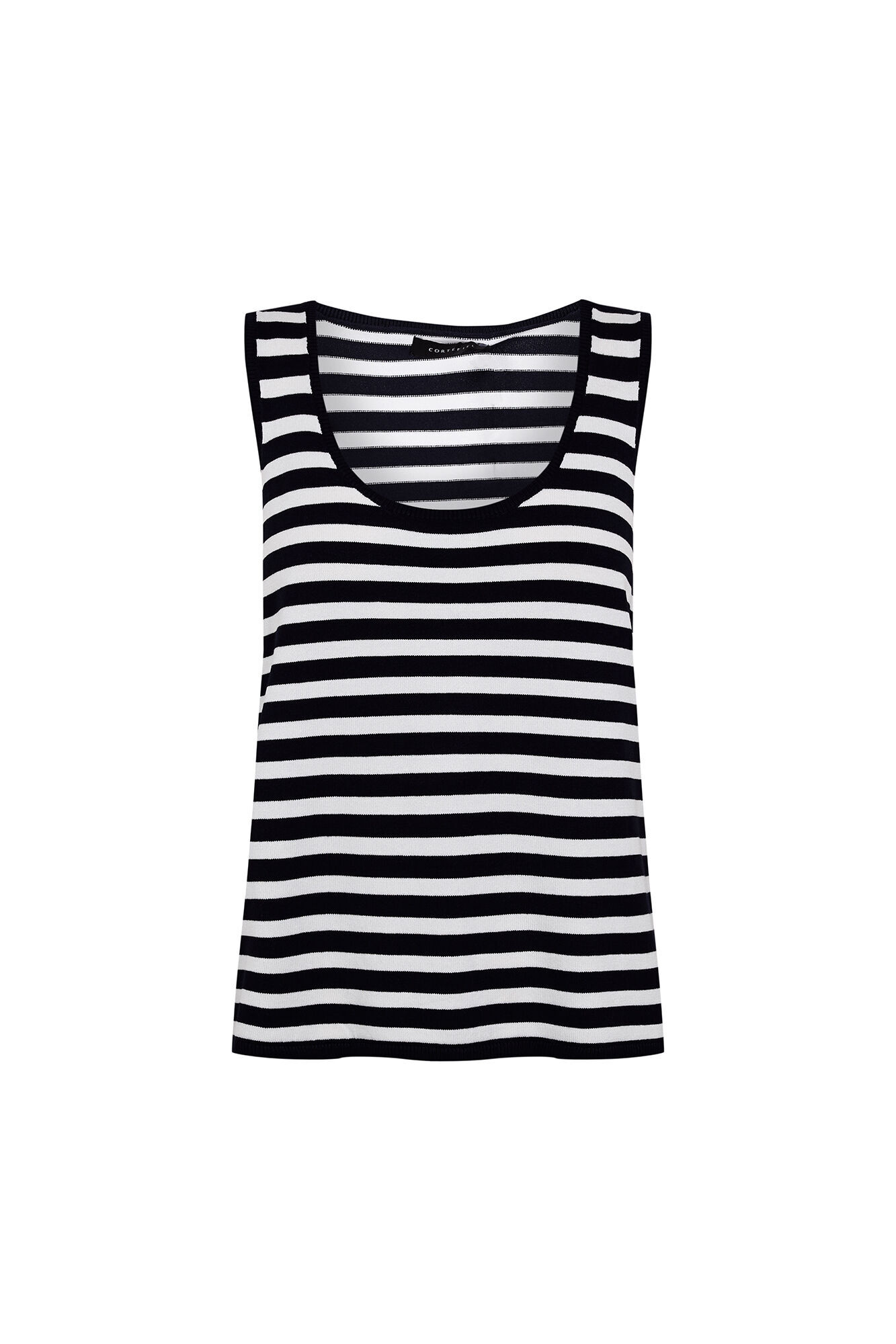 Cortefiel Striped knit top