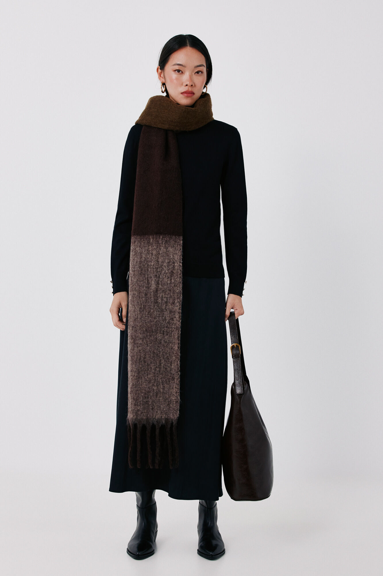 Cortefiel Striped scarf